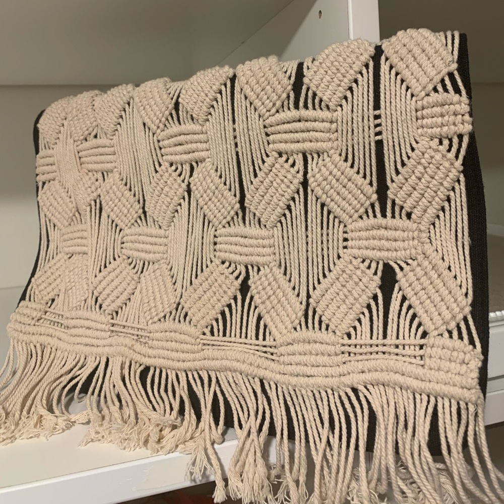 Stella & Dot Macrame Clutch